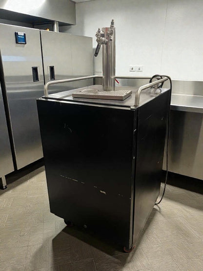 Premium Condition – 3.4 CF Stainless Steel Beer Kegerator / Draft Beer Dispenser – 32°F–50°F – Fully Tested & Working