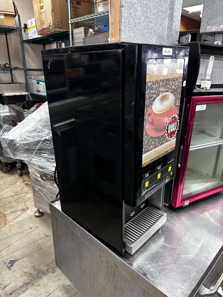 Exceptional Condition – Curtis PC-3D-10-01 / CAFEPC3CS10000 – Commercial Cappuccino Dispenser – 3 Flavor Stations – 120V – Fully Tested & Operational!