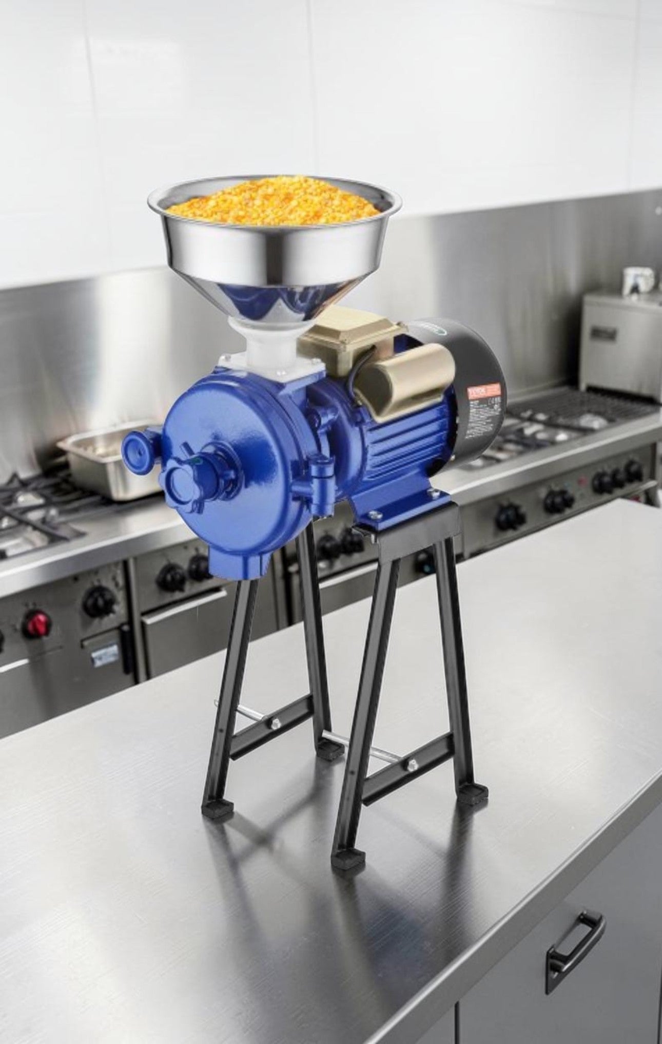 Brand New Condition – VEVOR GM-001 – 3000W Electric Grain Mill Grinder – Commercial Corn & Spice Grinder with Funnel – 110–120V – New in Box!