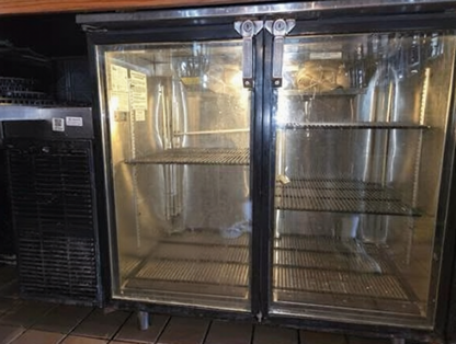 Professionally Maintained Condition – Glastender ND52-L6-GN(LR) – 52" Two Glass Door Back Bar Refrigerator – 115V – NSF & UL Listed – Fully Tested & Operational!