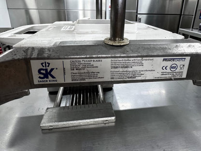 Optimal Condition – Prince Castle 980-000-00 Saber King – Manual Fruit & Vegetable Food Slicer – NSF Certified – Fully Tested & Ready for Commercial Use!