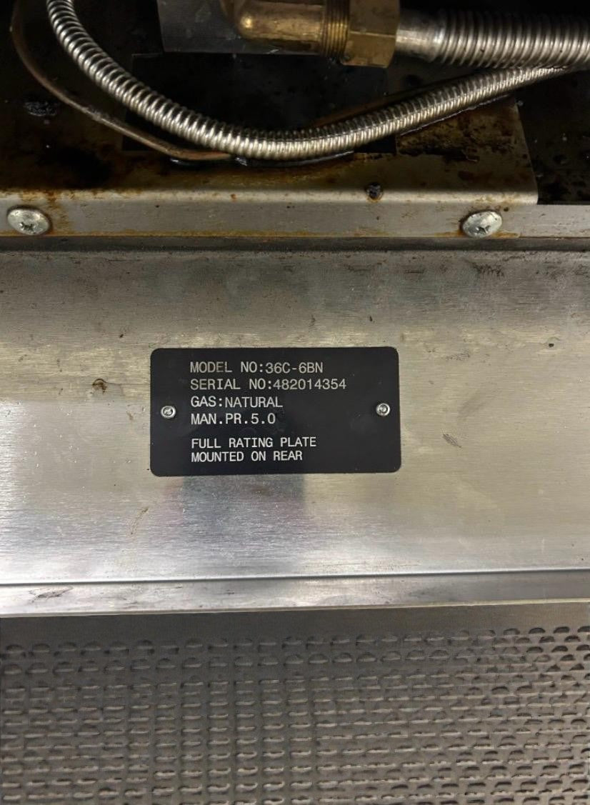 Top-Tier Condition – Vulcan 36C-6BN 36" Commercial Gas Range w/ Oven – Natural Gas – Fully Tested & Working!