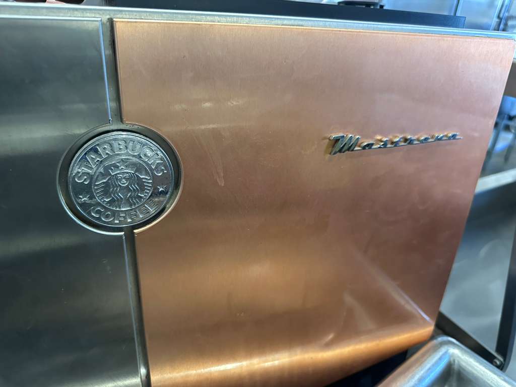 Excellent Condition – Starbucks Mastrena Commercial Espresso Machine – Dual Hopper – Fully Tested & Operational