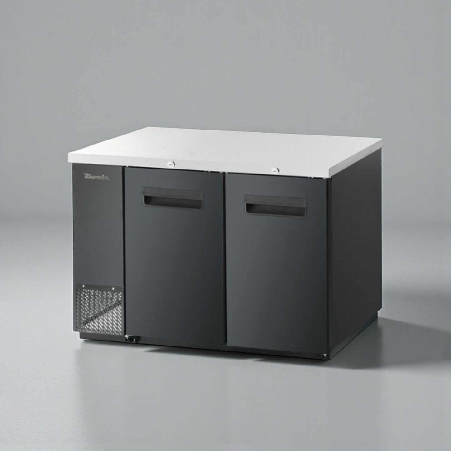 Exceptional Condition – Blue Air BBB59-2B-HC – 59" Commercial Back Bar Cooler – 2 Sliding Glass Doors – Black Finish – 19.4 Cu. Ft. – 115V – UL / ETL Listed – Fully Tested & Operational!