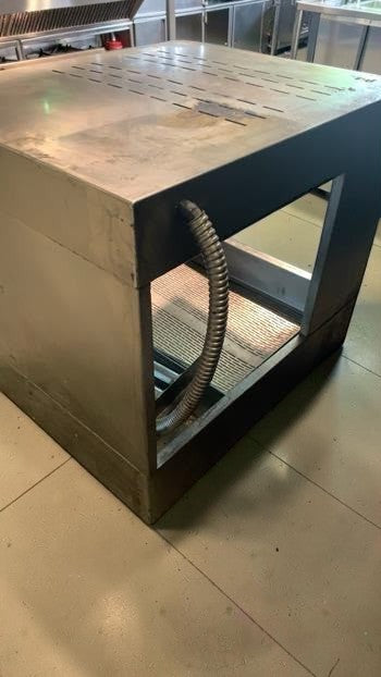 Exceptional Condition – FW-GENERIC Commercial Countertop Pass-Through Food Warmer – Adjustable Shelf – Stainless Steel – Hardwired Electric – Fully Tested & Operational!
