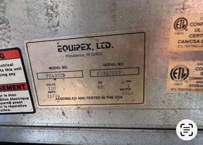 Elite Condition – Equipex SODIR PZ4302D – Countertop Electric Pizza Oven – Single Deck Fire Brick Stone Oven – 120V – 5700W – ETL Listed – Fully Tested & Operational!