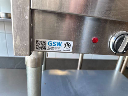 Exceptional Condition – GSW ST-2WOE-12 – Commercial Electric Steam Table – 2-Well Food Warmer – ETL Listed – Fully Tested & Operational!
