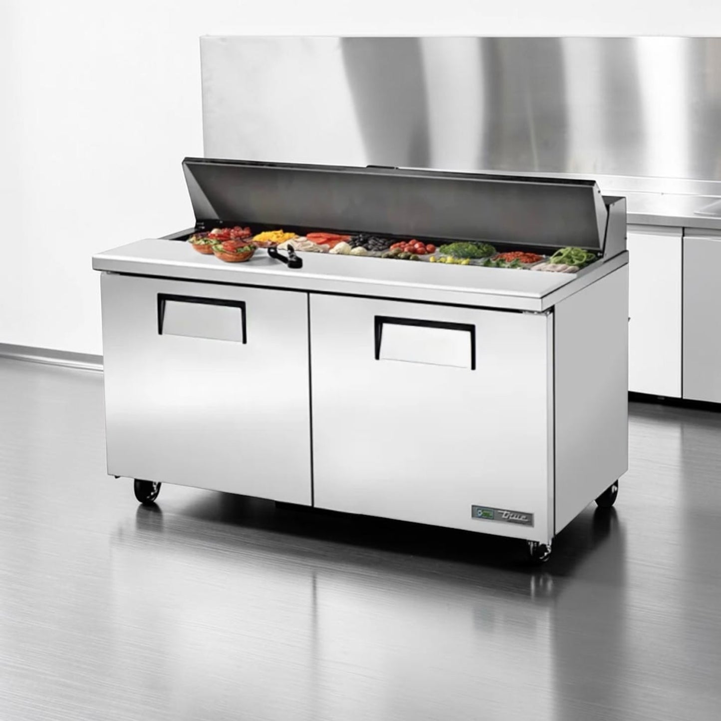High-Quality Condition – True TSSU-60-16 – 60" Refrigerated Sandwich & Salad Prep Table – 16 Pan Capacity – 115V – NSF & UL Listed – Fully Tested & Operational!