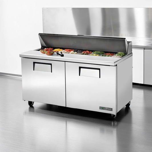 High-Quality Condition – True TSSU-60-16 – 60" Refrigerated Sandwich & Salad Prep Table – 16 Pan Capacity – 115V – NSF & UL Listed – Fully Tested & Operational!