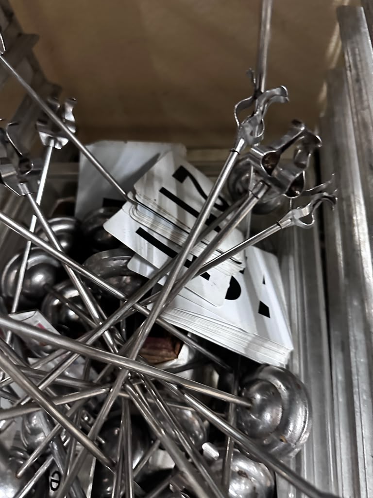 Outstanding Condition – 12″ Commercial Stainless Steel Table Number Stand – Weighted Base – Restaurant Card Holder – Fully Inspected & Ready for Service!