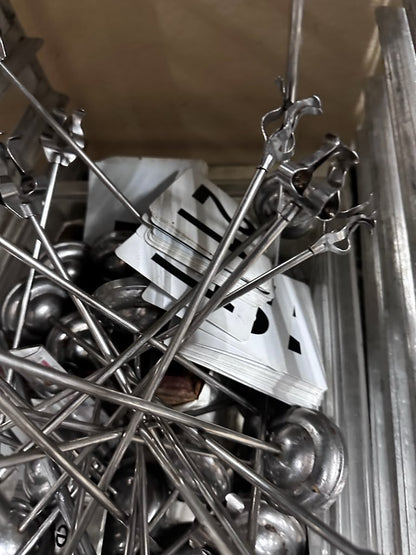 Outstanding Condition – 12″ Commercial Stainless Steel Table Number Stand – Weighted Base – Restaurant Card Holder – Fully Inspected & Ready for Service!