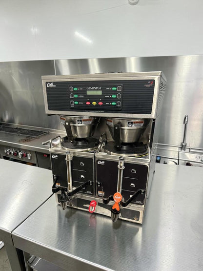 Exceptional Condition – Curtis GEMTS10A1000 Gemini G3 – Twin 1.5 Gallon Commercial Satellite Coffee Brewer – 220V – UL & NSF Listed – Fully Tested & Operational!