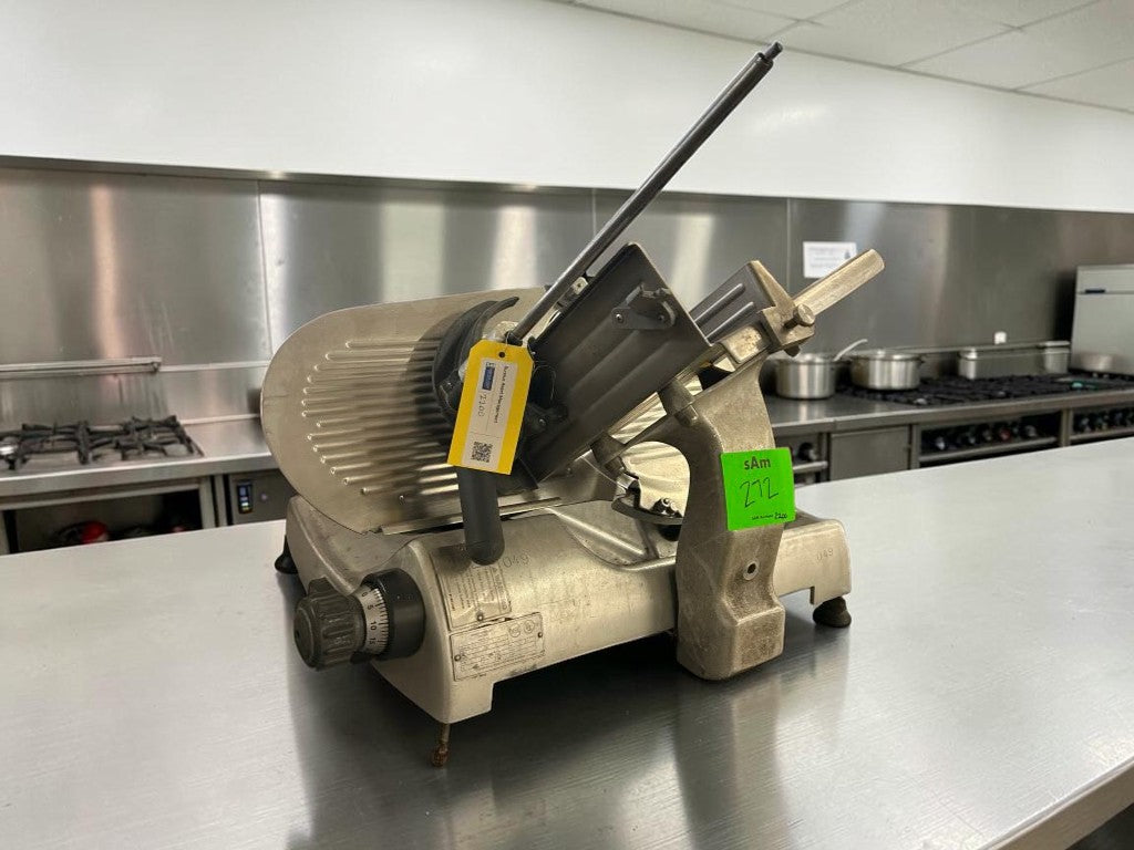 Well-Maintained Condition – Hobart 2812 – 12" Heavy-Duty Manual Meat & Cheese Slicer – 1/2 HP – Built-In Sharpener – 120V – NSF & UL Listed – Fully Tested & Operational!