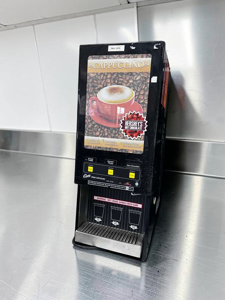 Outstanding Condition – Curtis Cafe Series Primo PC-3D-10-01 3 Station Cappuccino Machine – 3 Hoppers – 120V – Fully Tested & Operational!