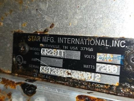 Exceptional Condition – Star PSC28IEGT Pro-Max® 2.0 – 28" Double Panini Grill – Cast-Iron Platens – Electronic Controls – Fully Tested & Operational!