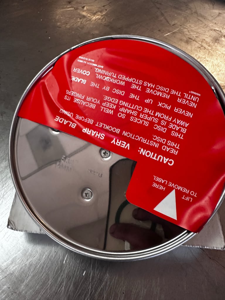 Pristine Condition – Waring BFP13 5/32” Slicing Plate Complete /F – 4mm Commercial Food Processor Disc – New – Ready for Use!