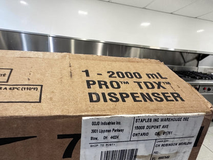 Immaculate Condition – GOJO 7200-01 PRO TDX 2000 – 2,000 mL Manual Soap & Sanitizer Dispenser – Wall-Mount – New & Ready for Installation!