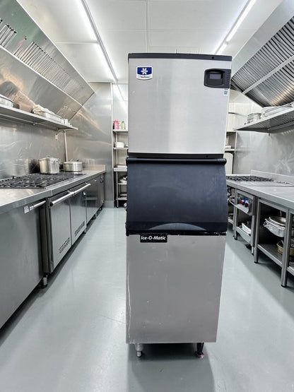 Pristine Condition – Manitowoc IY0524A-161 Indigo Series – 22" Commercial Air-Cooled Half-Dice Ice Maker – Approx. 485 lb/day – 115V – NSF & UL Listed – Fully Tested & Operational!