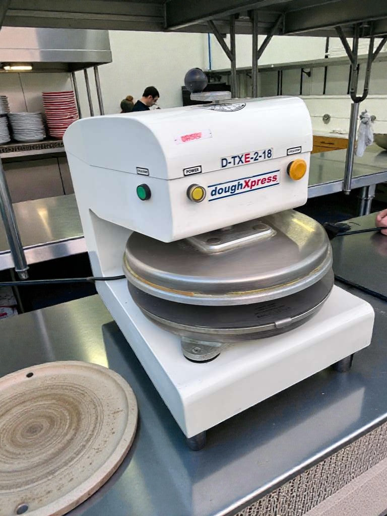Premium Condition – DoughXpress D-TXE-2-18W LV – Commercial Electric Dough Press – 18" – Made in USA – Fully Tested & Working!