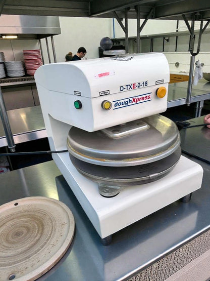 Premium Condition – DoughXpress D-TXE-2-18W LV – Commercial Electric Dough Press – 18" – Made in USA – Fully Tested & Working!