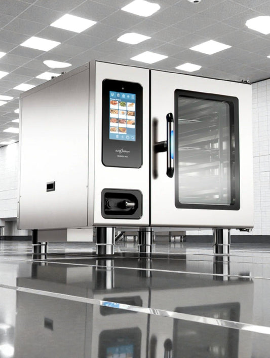 Refined Condition – Alto-Shaam 6-10ESG PRO 35″ Commercial Electric Combi Oven – Programmable Controls – Fully Tested & Working!