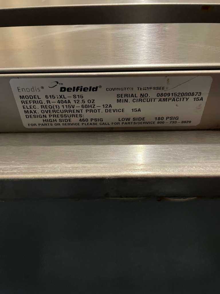 Refined Condition – Delfield 6151XL-S15 Commercial Reach-In Refrigerator – 115V / Single Phase – Fully Tested & Working