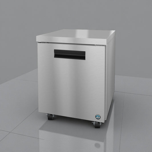 Immaculate Condition – Hoshizaki CRMF27 – 27" Commercial Undercounter Freezer – 7.2 Cu. Ft. – Stainless Steel – NSF / ETL Listed – Fully Tested & Operational!