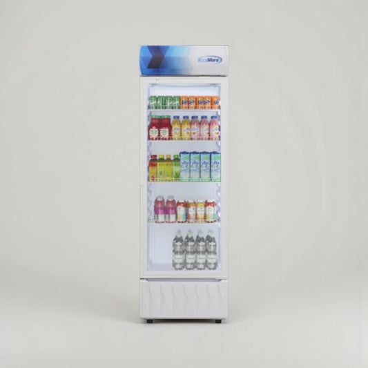 Brand New Condition – KoolMore MDR-9CP – 22” Single Swing Door Merchandiser Display Refrigerator – ETL Listed – Ready for Commercial Use