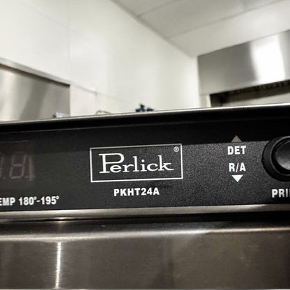 Flawless Condition – Perlick PKHT24 Commercial Underbar Glasswasher – High-Temp Door Type – 24” Wide – 30 Racks/Hour – Fully Tested & Operational!