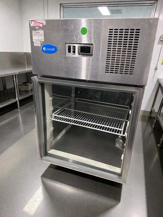 Outstanding Condition – Randell 4002A – Commercial Undercounter Glass Door Refrigerator – 115V – UL Listed – Fully Tested & Operational!