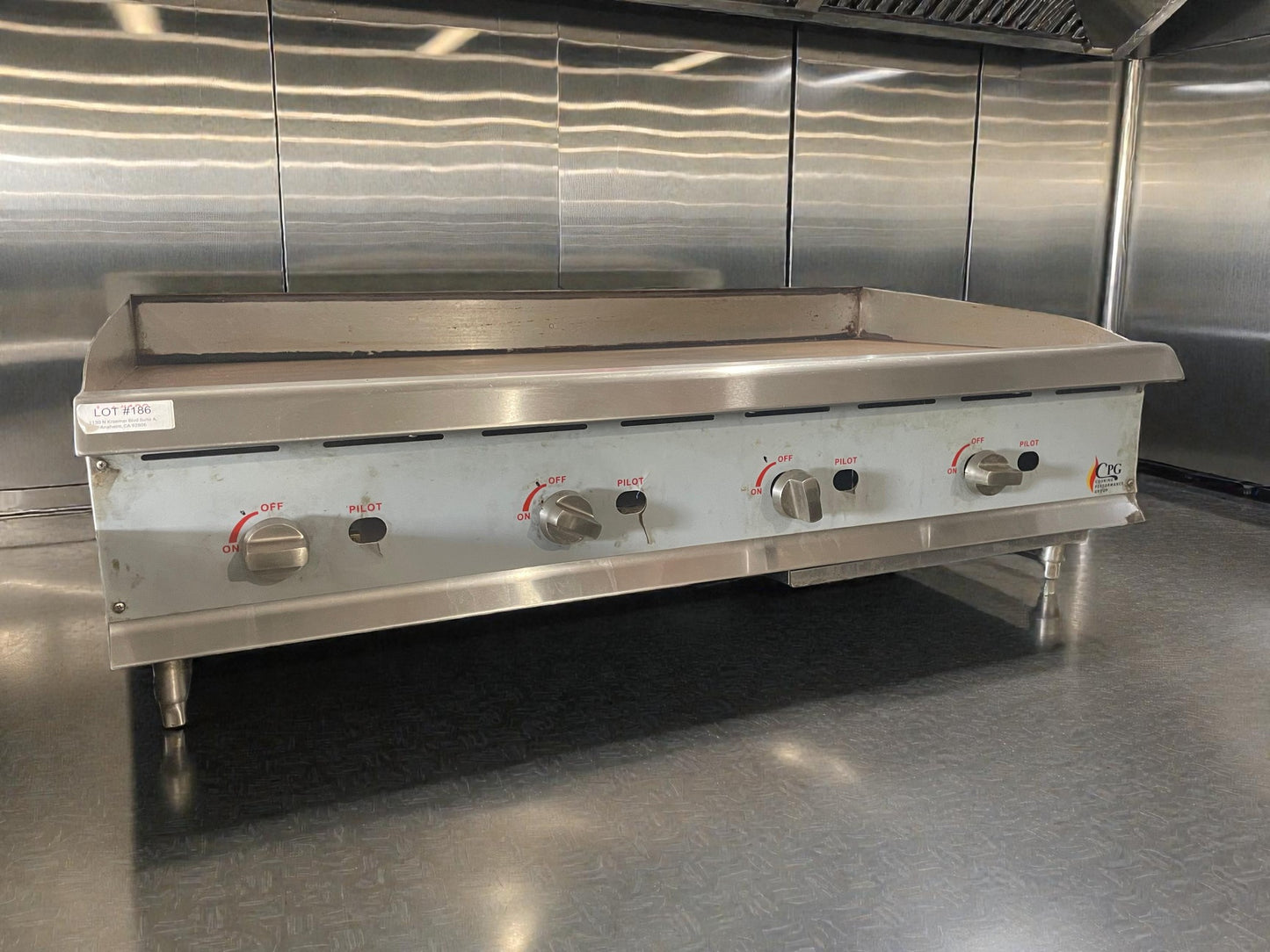 Pristine Condition – CPG 48" Commercial Gas Countertop Griddle – Natural Gas – Fully Tested & Working!