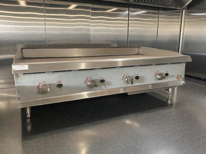 Pristine Condition – CPG 48" Commercial Gas Countertop Griddle – Natural Gas – Fully Tested & Working!