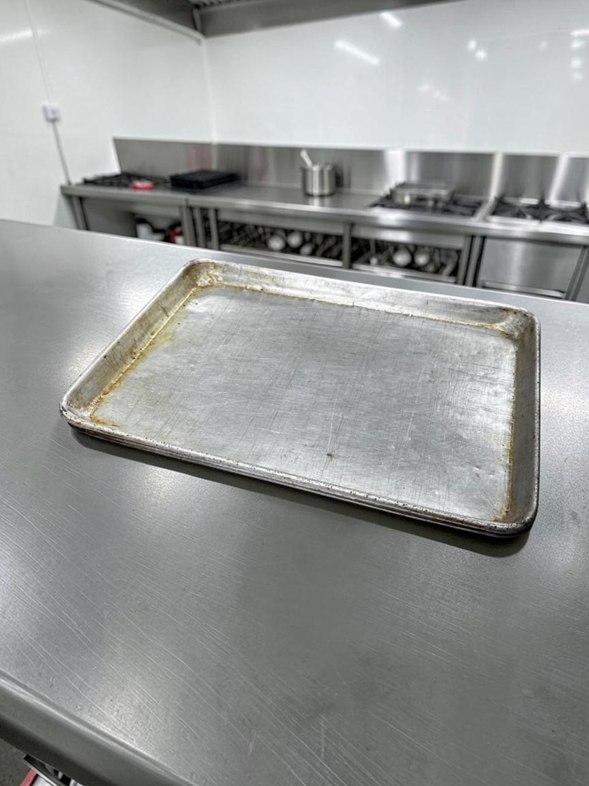 Dependable Condition – 1/2 Size Aluminum Sheet Pans – Commercial Half Size Baking Pans – Quantity 30 – Ready for Commercial Use!