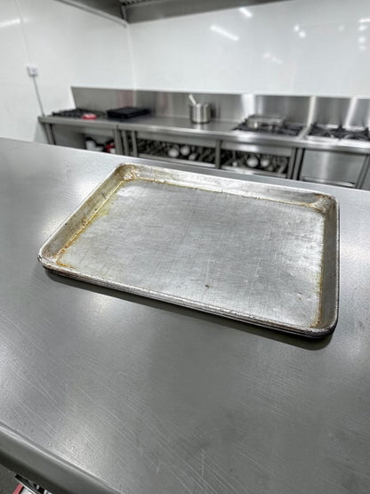 Dependable Condition – 1/2 Size Aluminum Sheet Pans – Commercial Half Size Baking Pans – Quantity 30 – Ready for Commercial Use!