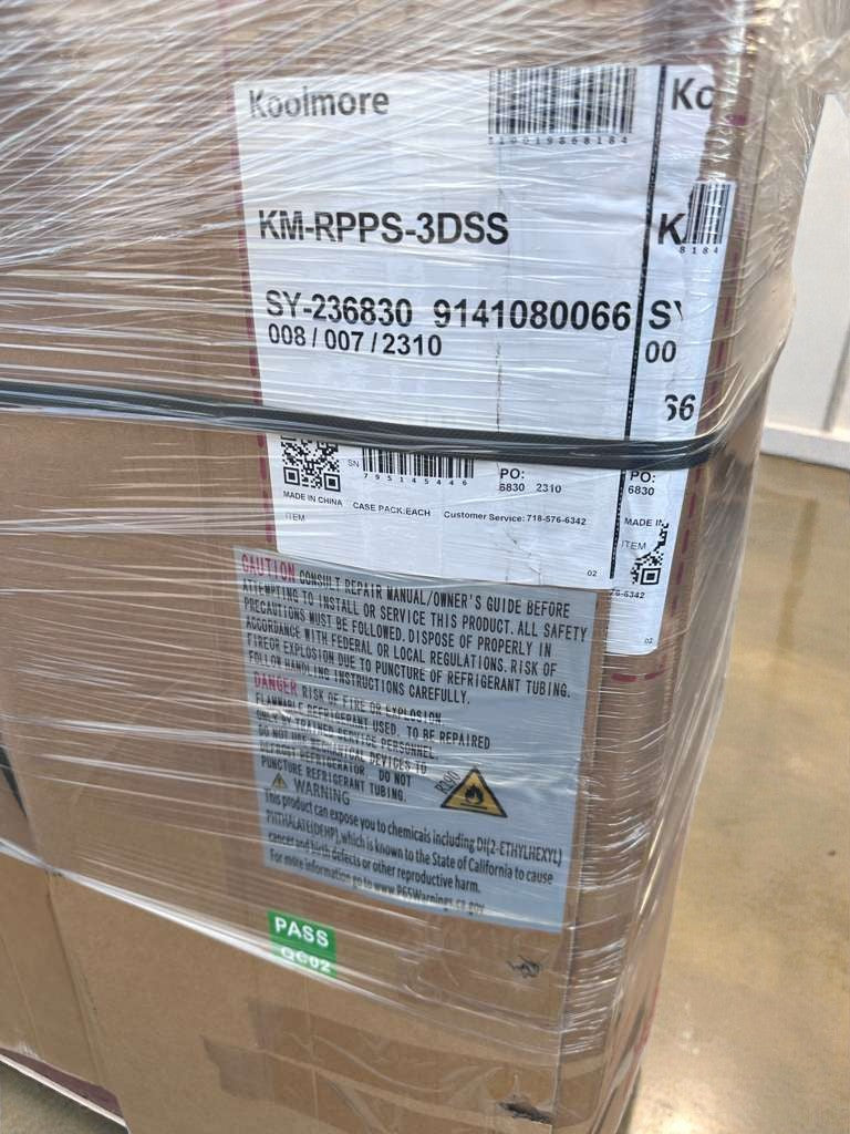 Brand New – Scratch & Dent –  Koolmore 92" Three Door Pizza Prep Refrigerator