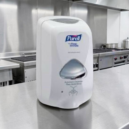 Brand-New Condition – PURELL TFX 2720-12 – Touch-Free Automatic Hand Sanitizer Dispensers – 1200 mL Capacity – White/Gray – Ready for Immediate Service!