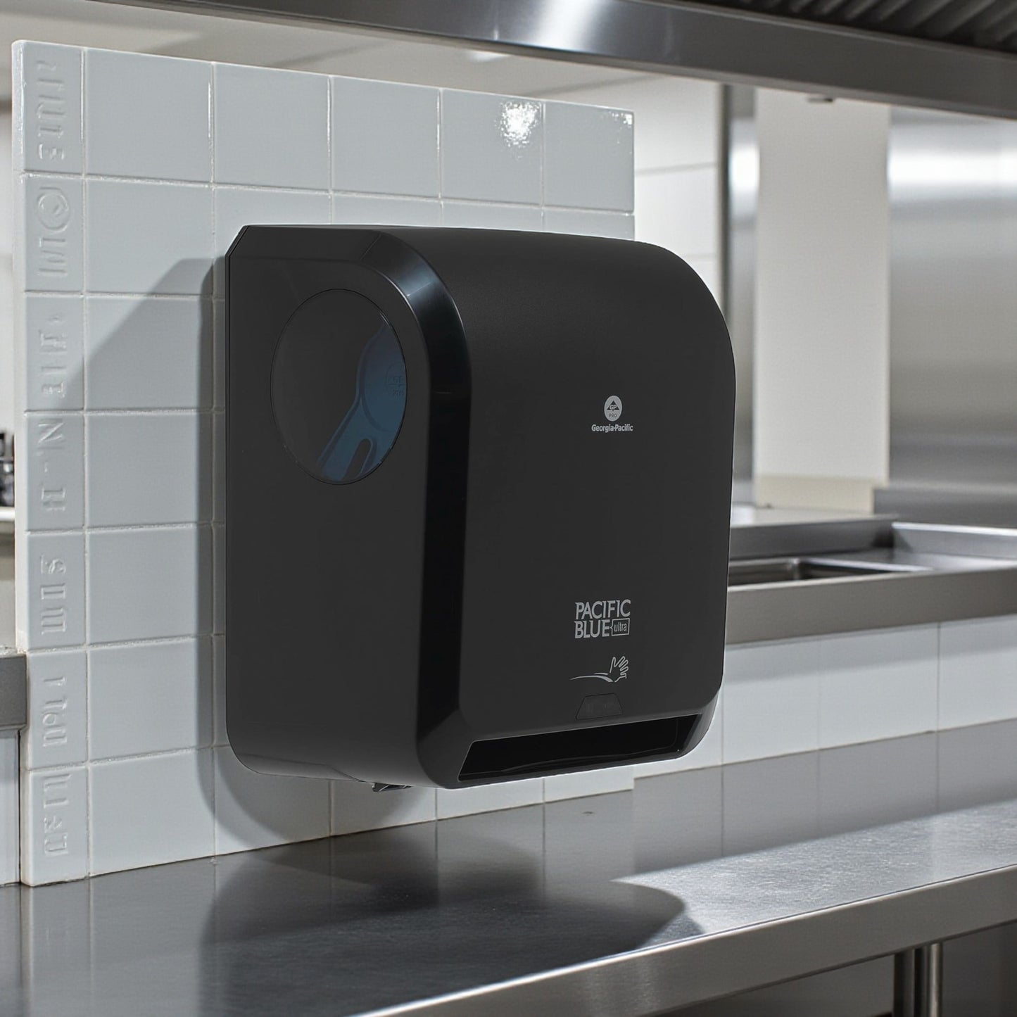 Like-New Condition – Pacific Blue Ultra 59590 – Automated Touchless Paper Towel Dispenser – Quantity 2 – Black – New Open Box – Ready for Use!