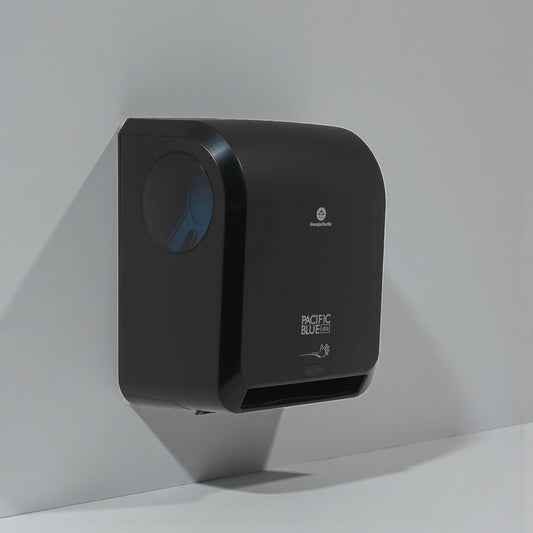 Like-New Condition – Pacific Blue Ultra 59590 – Automated Touchless Paper Towel Dispenser – Quantity 2 – Black – New Open Box – Ready for Use!