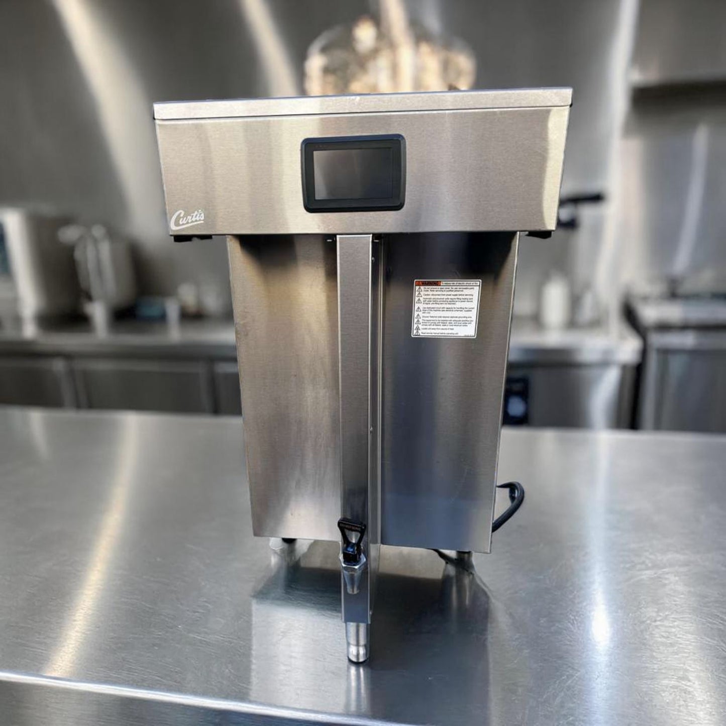 Outstanding Condition – Curtis G4TP2T10A3100 G4 ThermoPro Twin Coffee Brewer – Stainless Steel – 220V – Fully Tested & Operational!