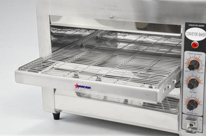 Flawless Condition – Omcan Commercial Conveyor Toaster - 120V / Single Phase - Fully Tested & Working!
