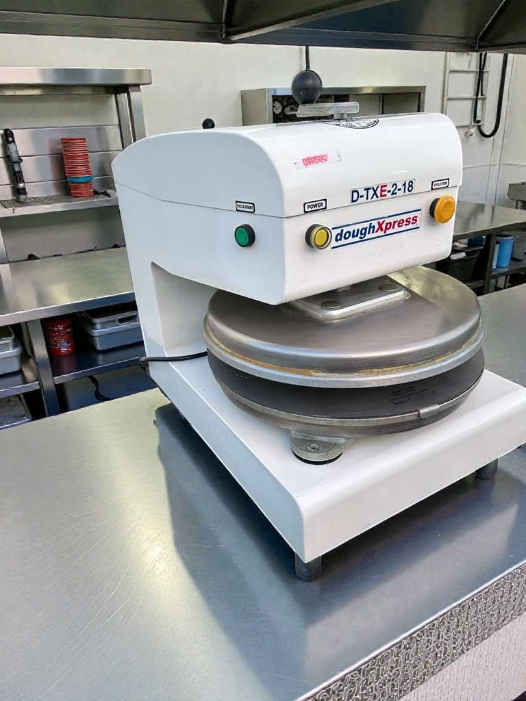 Premium Condition – DoughXpress D-TXE-2-18W LV – Commercial Electric Dough Press – 18" – Made in USA – Fully Tested & Working!