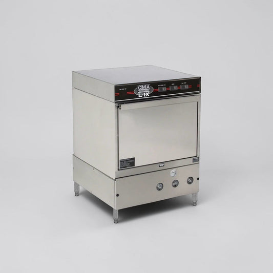 Well-Maintained Condition – CMA Dishmachines L-1X W/HTR – 24″ Low-Temperature Undercounter Dishwasher – 30 Racks/Hour, 115V – Fully Tested & Operational!