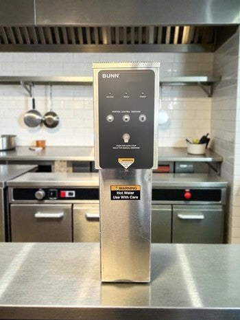 Excellent Condition – BUNN 39100.0000 H5E-DV PC 5-Gallon Commercial Hot Water Dispenser – Dual Voltage – Fully Tested & Working!
