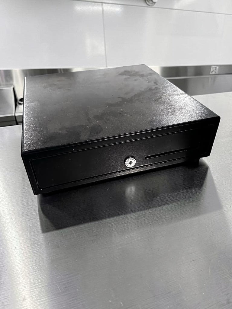 High-Grade Condition – APG Vasario VB452-BL1313 – 13″ Electronic POS Cash Drawer – 24VDC – Fully Tested & Operational!