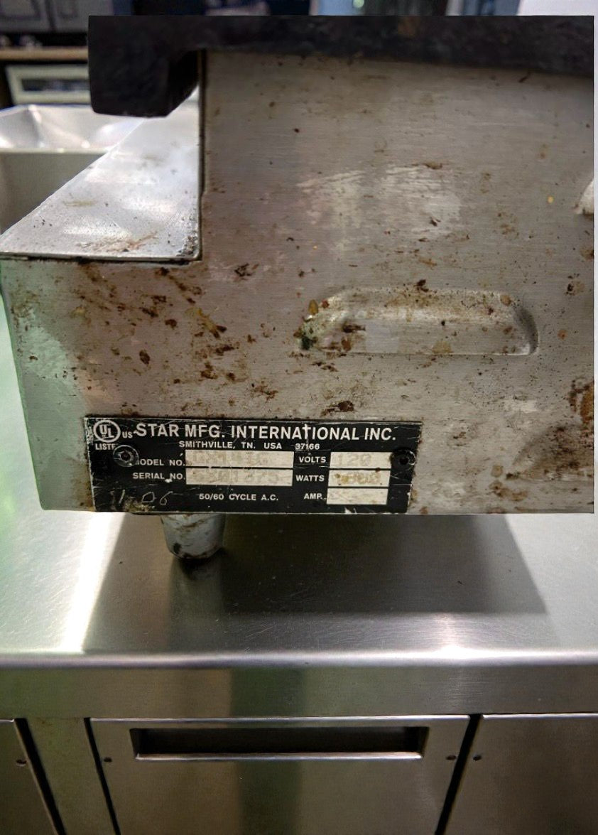 Exceptional Condition – Star Manufacturing Commercial Panini / Contact Grill – 120V / Single Phase – Fully Tested & Working!