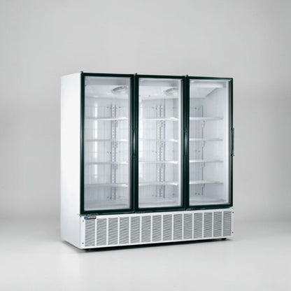 Superior Condition – Master-Bilt BLG-74HM – 70 Cu. Ft. Commercial 3-Door Glass Display Freezer Merchandiser – Bottom-Mount Refrigeration – 208-230V – Fully Tested & Operational!