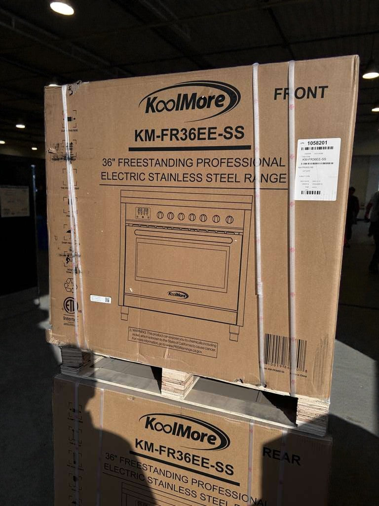 Brand New –  Scratch & Dent - KoolMore 36" Professional Electric Range