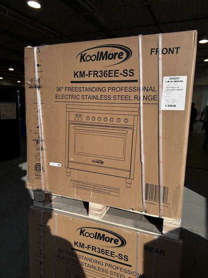 Brand New –  Scratch & Dent - KoolMore 36" Professional Electric Range