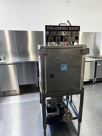 Exceptional Condition – CMA Dishmachines EST-AH2 Energy Mizer® – Commercial Low-Temperature Door-Type Dishwasher – 40 Racks/Hour – 115V – Fully Tested & Operational!