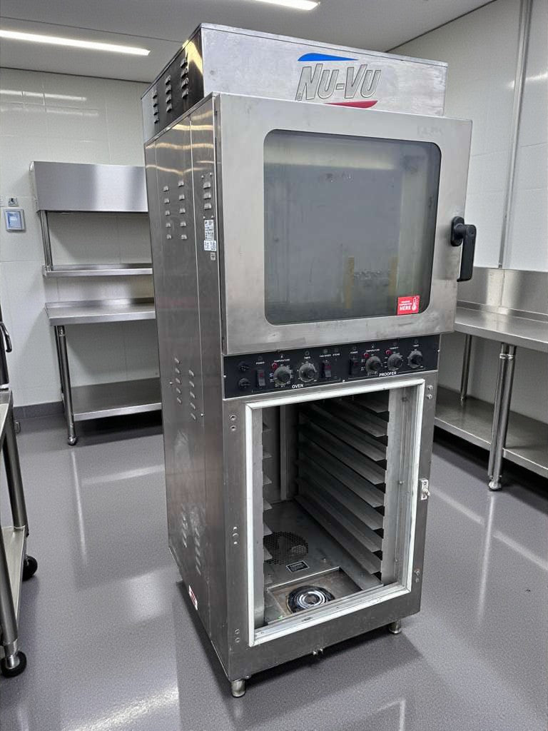 Excellent Condition – Nu-Vu OP-4/8M Commercial Oven & Proofer Combo – 208V – ETL & NSF Listed – Fully Tested & Operational!